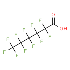 Structural illustration of PFHxA.