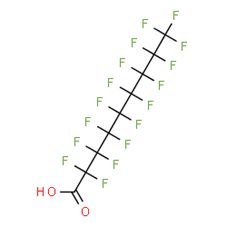 The chemical structure of PFNA. 