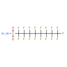 The chemical structure of PFOSA.