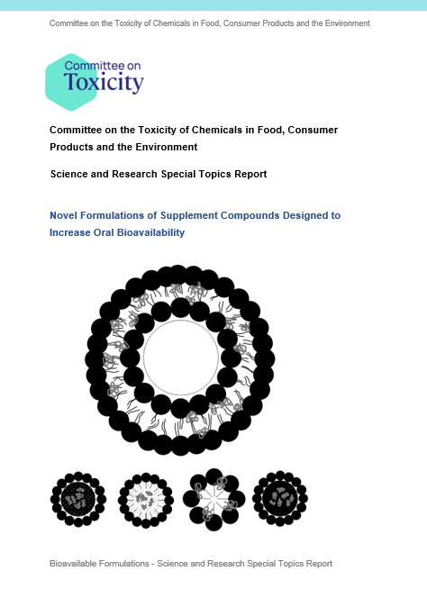 Novel Formulations of Supplement Compounds Designed to Increase Oral Bioavailability front cover page.